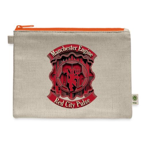 Red Manchester T Shirt, Red Soccer City Pride Gift - Hemp Carry All Pouch