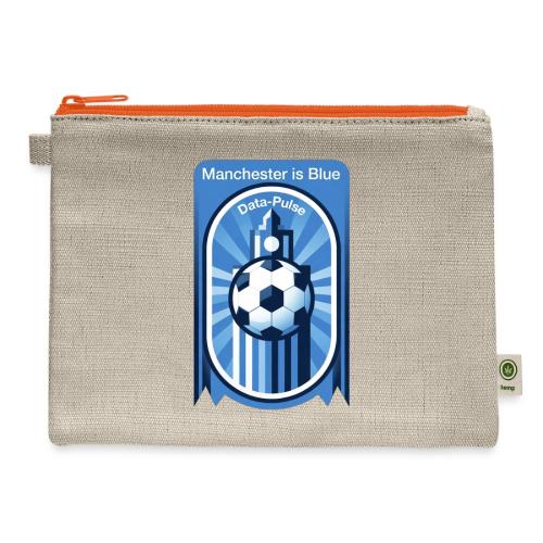Manchester is Blue Soccer City T Shirt, Apparel - Hemp Carry All Pouch