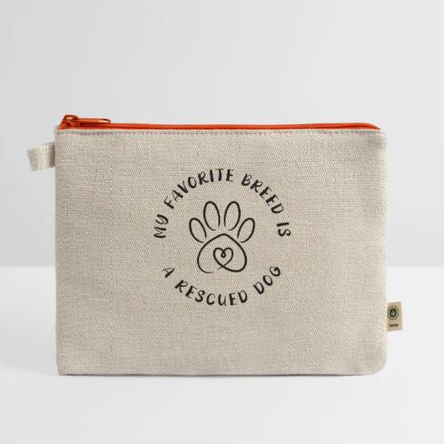 Favorite breed? Rescued dog! - Hemp Carry All Pouch