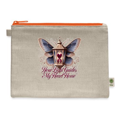Your Light Guides My Heart HomeGifts T-Shirt - Hemp Carry All Pouch
