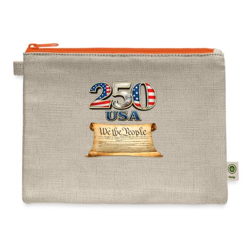 250th anniversary celebration of America - Hemp Carry All Pouch