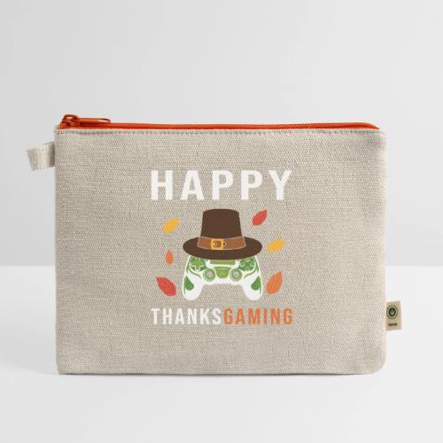 Happy ThanksGaming Pilgrim - Hemp Carry All Pouch