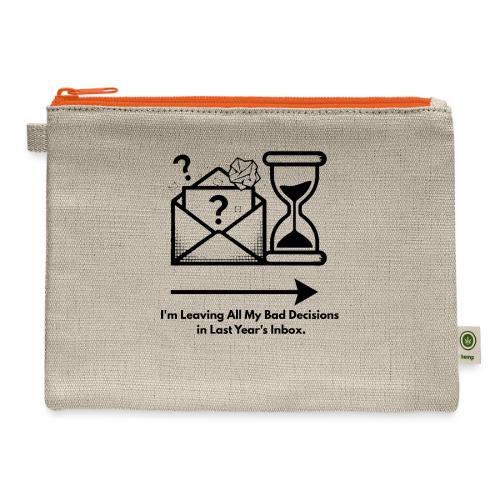 Last Year's Inbox T-Shirt - Hemp Carry All Pouch