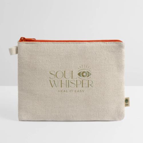 Soul Whisper - Metallic Design - Hemp Carry All Pouch