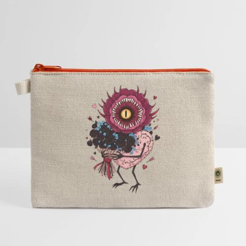 Gothic Valentine Eldritch Bloom – Dark Rom - Hemp Carry All Pouch
