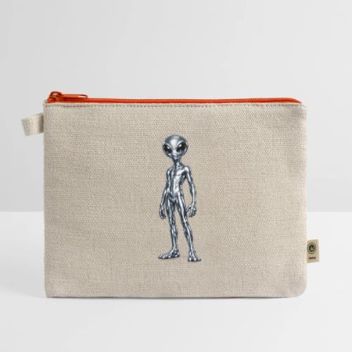 Silver Alien - Hemp Carry All Pouch