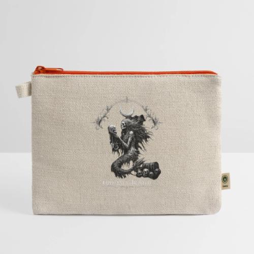 love and haunted - Hemp Carry All Pouch