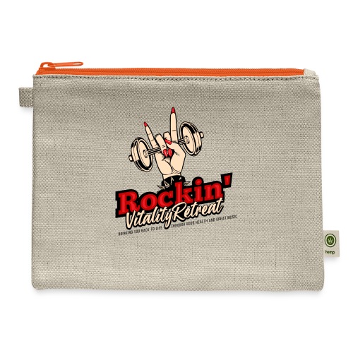 Rockin Vitality Retreat - Hemp Carry All Pouch