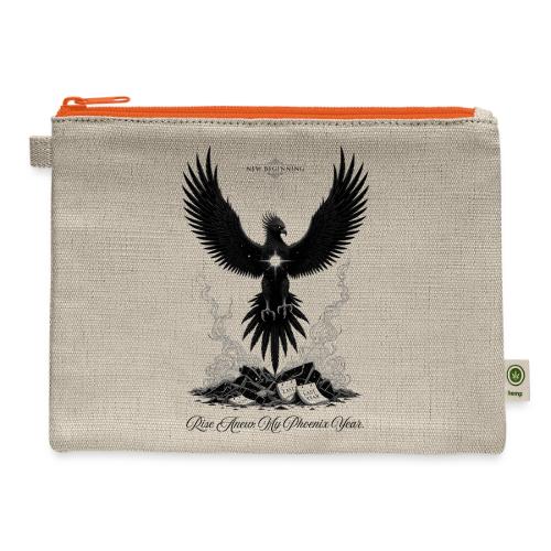 The Phoenix of Renewal T-Shirt - Hemp Carry All Pouch