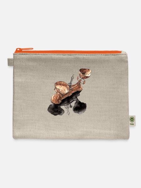 Scale - Hemp Carry All Pouch - natural/orange