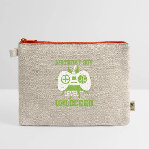 Birthday Boy: Level 11 Unlocked! - Hemp Carry All Pouch