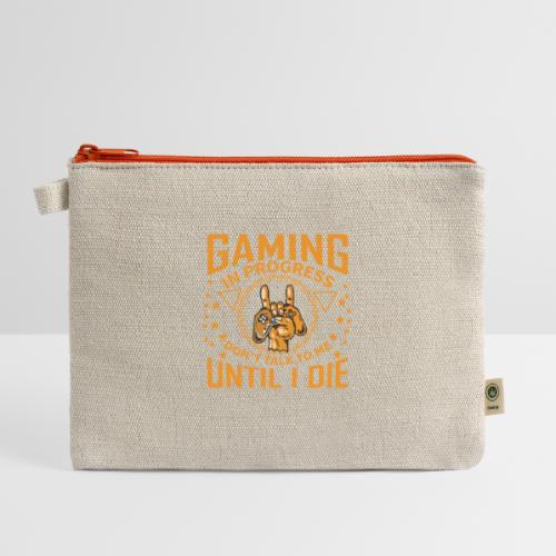 Gaming in Progress: Don't Talk Until I Die - Hemp Carry All Pouch