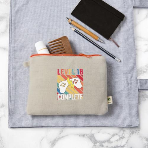 Level 18 Complete! - Hemp Carry All Pouch