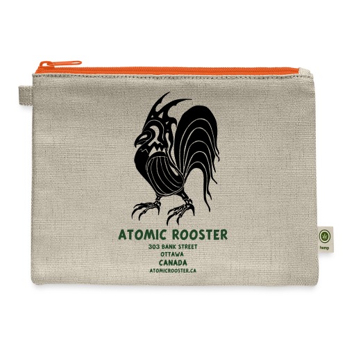 AtomicRooster Tshirt - Hemp Carry All Pouch