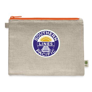 Southern Pacific Apparel - Hemp Carry All Pouch - natural/orange - Front