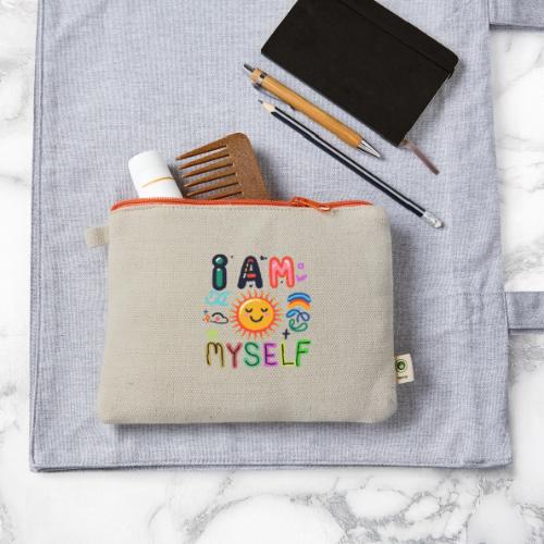 I Am Myself - Hemp Carry All Pouch