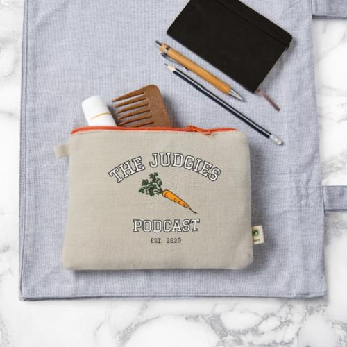 The Judgies Podcast Carrot College - Hemp Carry All Pouch