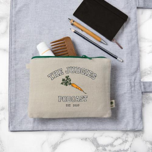The Judgies Podcast Carrot College - Hemp Carry All Pouch