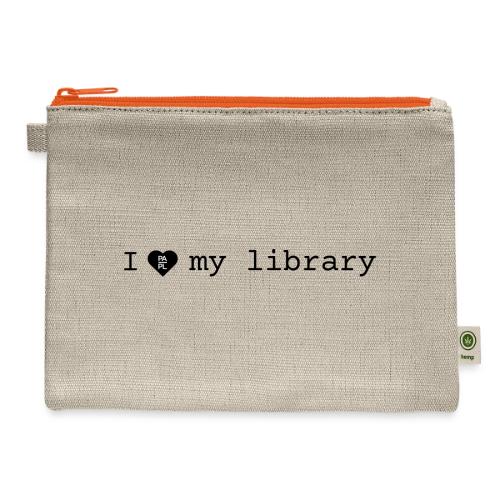 I love my library merch - Hemp Carry All Pouch