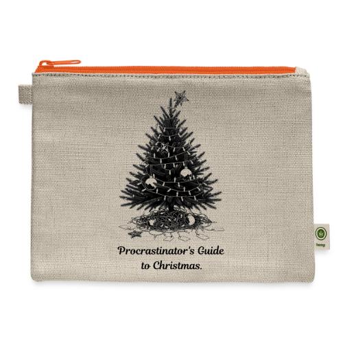 Procrastinator's Guide Christmas T-Shirt - Hemp Carry All Pouch