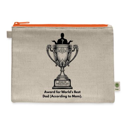 Sarcastic Dad T-Shirt - Hemp Carry All Pouch