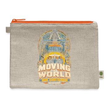 Longshoreman One Container At A Time - Hemp Carry All Pouch - natural/orange - Front