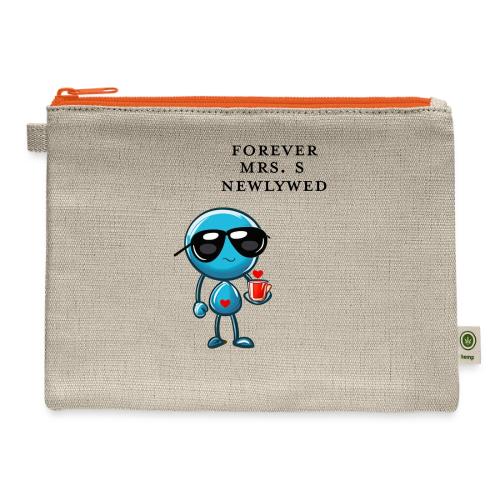 Mrs S Forever Newlywed - Hemp Carry All Pouch