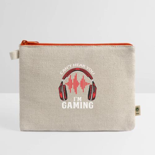 Can't Hear You, I'm Gaming! - Hemp Carry All Pouch
