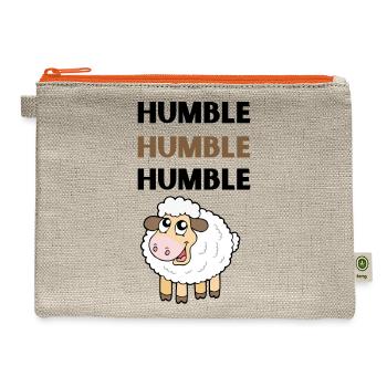 Humble - Hemp Carry All Pouch - natural/orange - Front