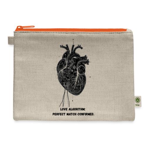 Love Algorithm T-Shirt - Hemp Carry All Pouch