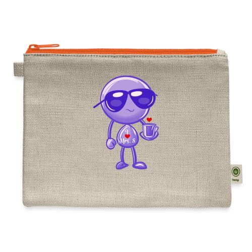 Smoon_I love Mrs S Purple - Hemp Carry All Pouch