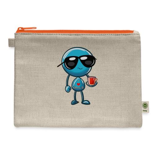 Smoon City 3_I heart Mrs S - Hemp Carry All Pouch