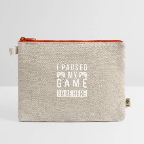 Two Controller I Paused My Game For You - Hemp Carry All Pouch