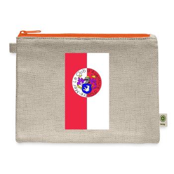 Le Club in support - Hemp Carry All Pouch - natural/orange - Front