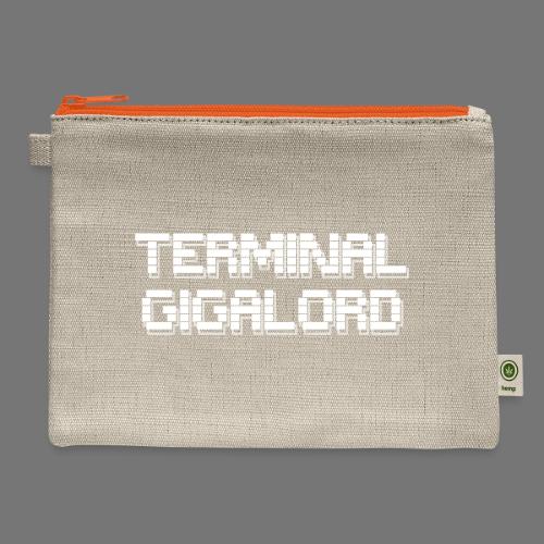 Terminal Gigalord ASCII - Hemp Carry All Pouch