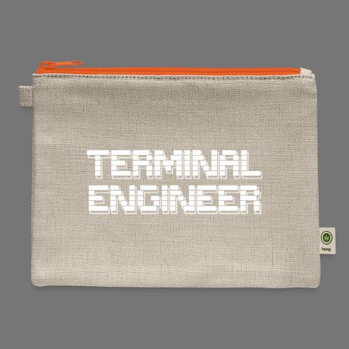 Terminal Engineer ASCII - Hemp Carry All Pouch