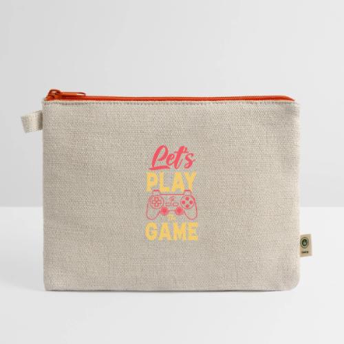 Let's Play The Game! - Hemp Carry All Pouch
