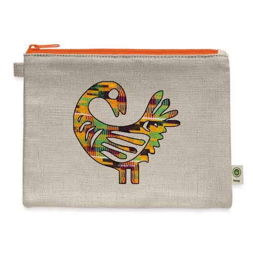 Sankofa Adinkra Symbol - Hemp Carry All Pouch