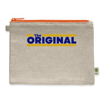 The original - Hemp Carry All Pouch - natural/orange - Front