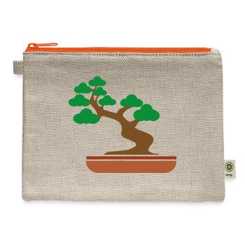 bonsai - Hemp Carry All Pouch - natural/orange - Front