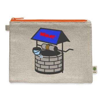 The Thirst Quencher - Hemp Carry All Pouch - natural/orange - Front
