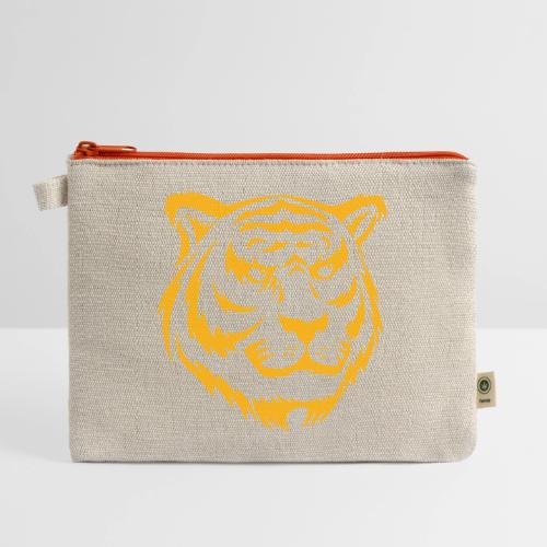 Fashion, Yellow Tiger Souvenirs, Men's T-shirts - Hemp Carry All Pouch