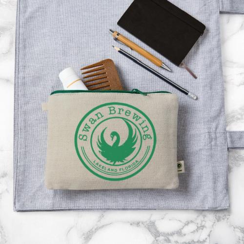 Classic Swan Brewing Logo - Hemp Carry All Pouch