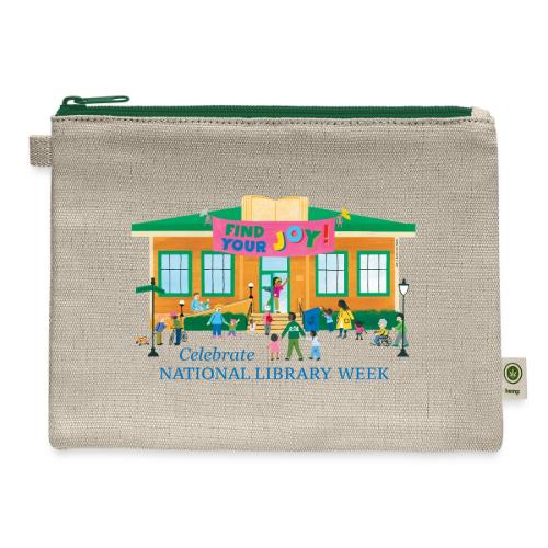 Find Your Joy - National Library Week 2026 - Hemp Carry All Pouch