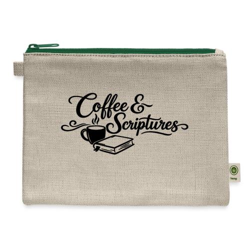 Coffee and Scriptures - Hemp Carry All Pouch