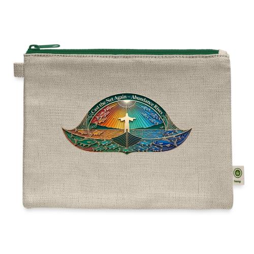 Easter Cast the Net Again T Shirt, abundance Gift - Hemp Carry All Pouch