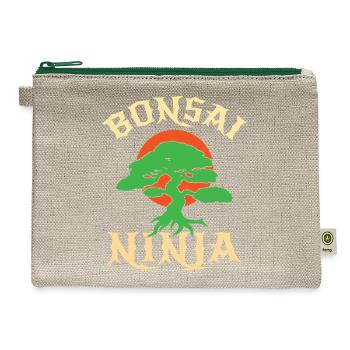 Bonsai Tree - Hemp Carry All Pouch - natural/green - Front
