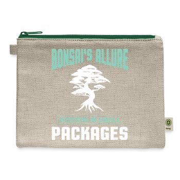 Bonsai Tree - Hemp Carry All Pouch - natural/green - Front