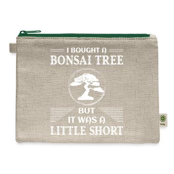 Bonsai Tree - Hemp Carry All Pouch - natural/green - Front