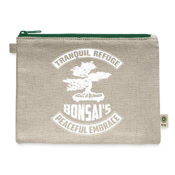 Bonsai Tree - Hemp Carry All Pouch - natural/green - Front